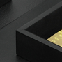 Leather Black Letter Tray, Leather Document Box