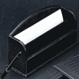 Leather Croco Grain Desk Tray Rack, Letter Size Document Holder