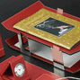 Letter Size Leather Red Document Trays