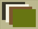 black, green, brown and white desk blotter paper, desk pad blotter refills